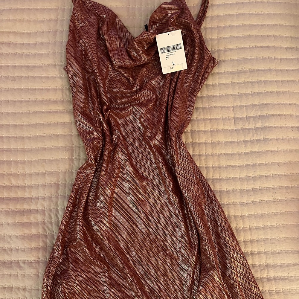 Shimmering mini dress